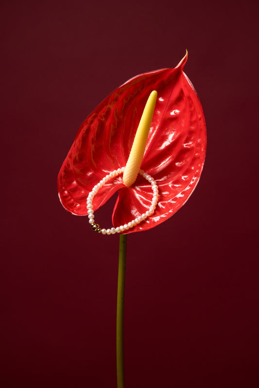 Bianca Pearls & Gold Beads