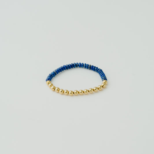 Lapislazuli & Gold Beads